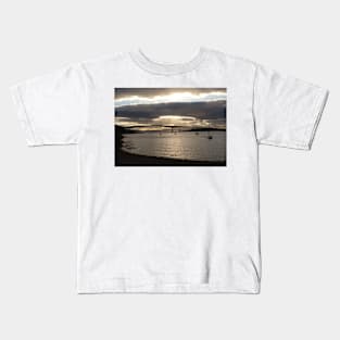 Sunset over Skye Bridge Kids T-Shirt